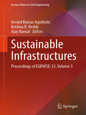cover image of Sustainable Infrastructures